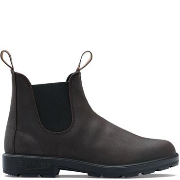 BLUNDSTONE UNISEX CHELSEA ANKLE BOOT - DARK BROWN